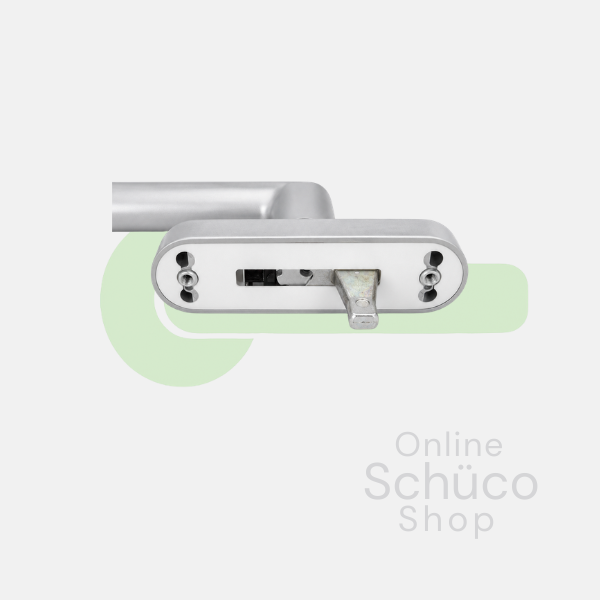 Schuco lockable window handle - top-hung window - 269567 - aluminium