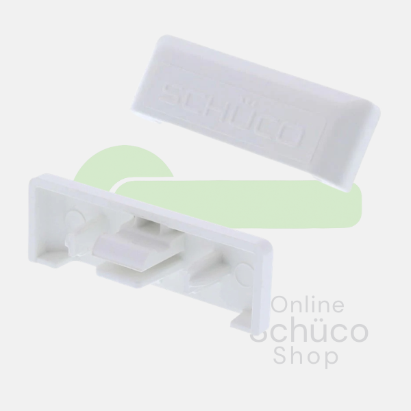 Schuco drain cap 242059 white