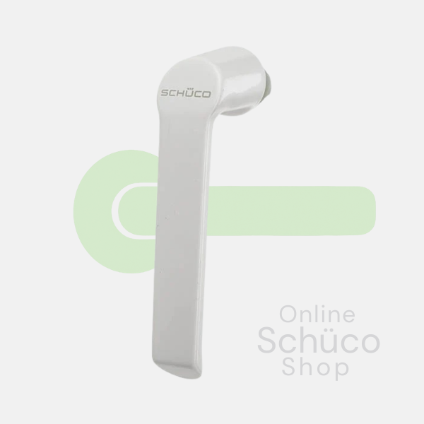 Schuco window handle - white 234235 - 23423500 / brown 2490900
