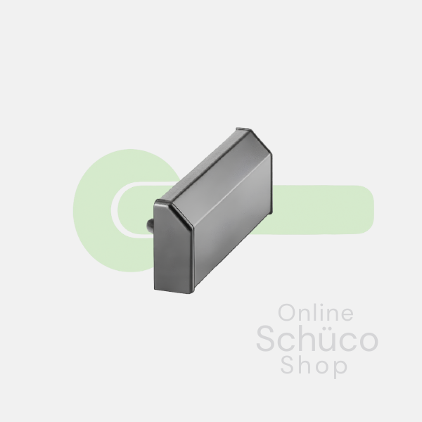 Schüco aluminum end cap - White 9010 217560 / White 9016 227734 / aluminum 217561 / bronze 217562