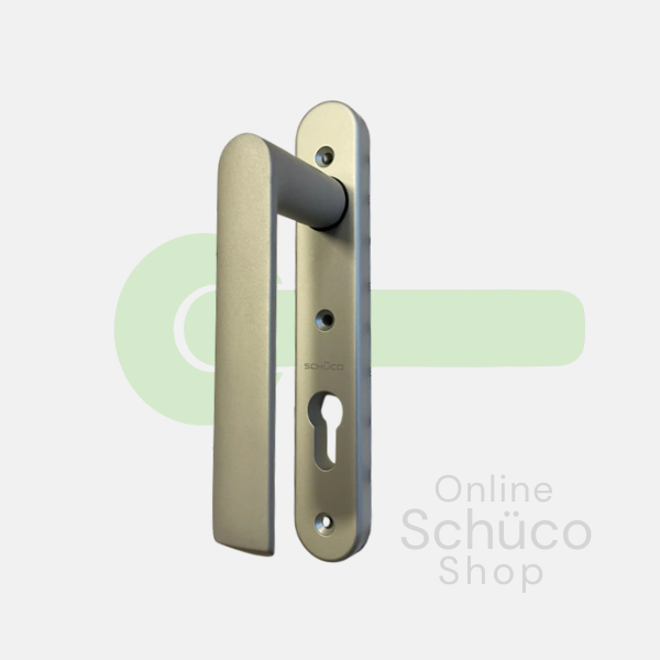 Schuco sliding door handle with cylinder cut-out, various colours - 247955 / 247252