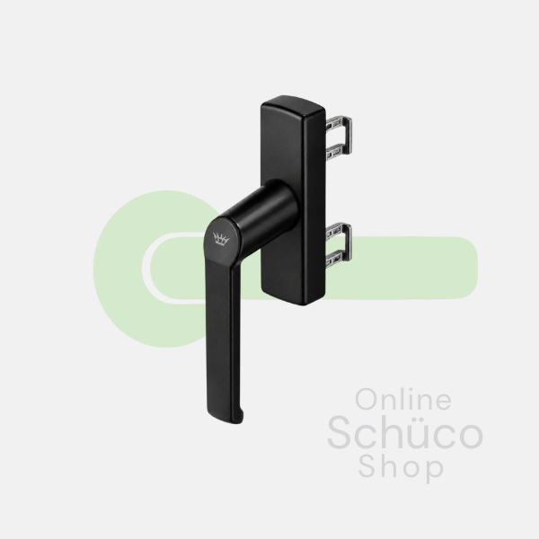 Schuco window handle - aluminum - LH 214793 / RH 214794
