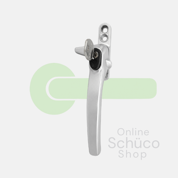 Schüco window handle - lockable - tilt before turn - 234039 - aluminium