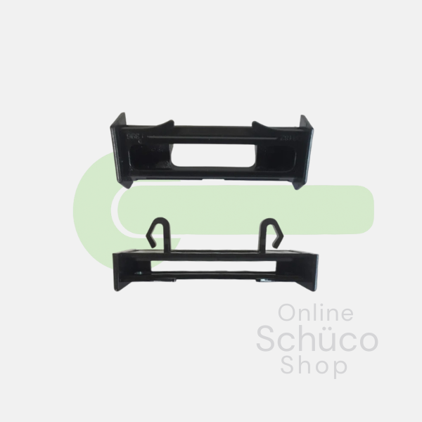 Schüco holder for aluminum water bar cap - black 238183 / RAL9010 238184 / RAL 9016 238185 / grey 238182