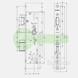 Schuco panic lock - E 35/92/9 - 241987