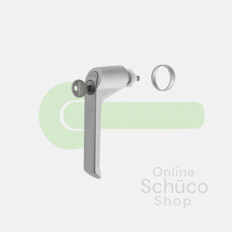 Schuco window handle - lockable - 234014 - aluminium
