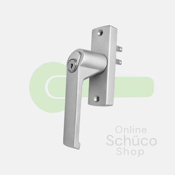 Schuco window handle - lockable - 234335 - aluminium