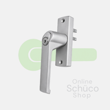 Schuco window handle - lockable - 234335 - aluminium