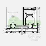 Schuco brush ASS 50 - 204456 - per meter