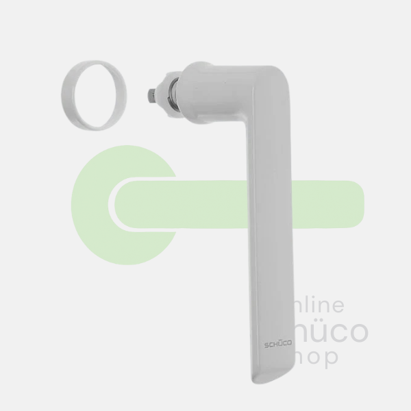 Schuco window handle - traffic white RAL 9016 - 247004