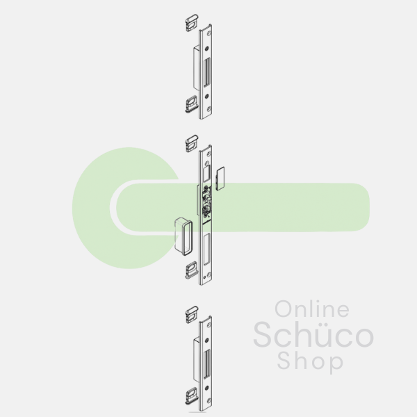 Schuco 3-piece strike plate set 240755 / 240756 / 240757 / 240758