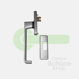 Schuco aluminum PSK handle lockable sliding door silver RS 247696 /277796 - LS 247695 / 277795