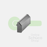 Schüco aluminum end cap - White 9010 217560 / White 9016 227734 / aluminum 217561 / bronze 217562