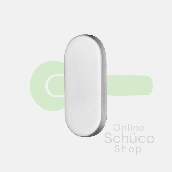 Schüco aluminium blind rosette 218906 alu / 218907 SS