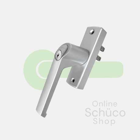 Schuco window handle - lockable - 234335 - aluminium