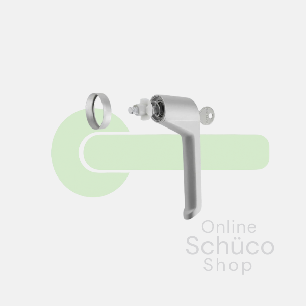 Schuco window handle - lockable - 234014 - aluminium