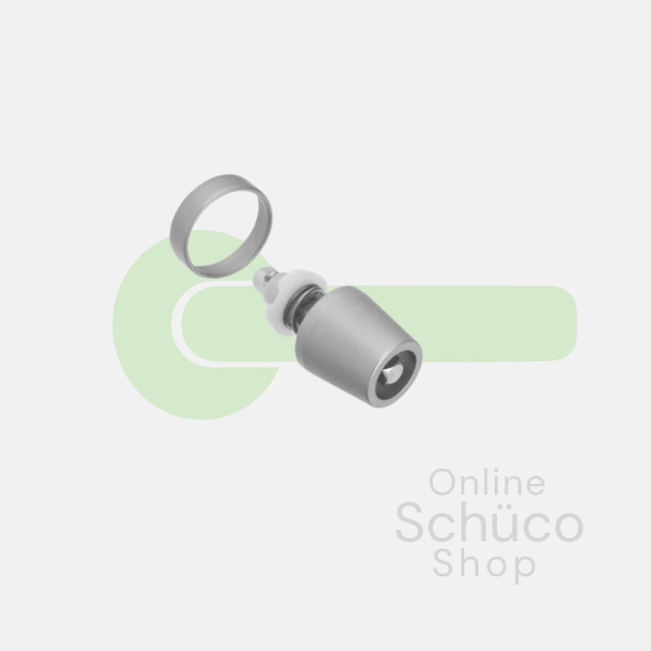 Schuco insert housing / button - 247858 / 234030 aluminium
