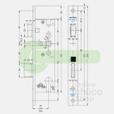 Schuco 241181 / 279503 day and night lock - 54/92/10