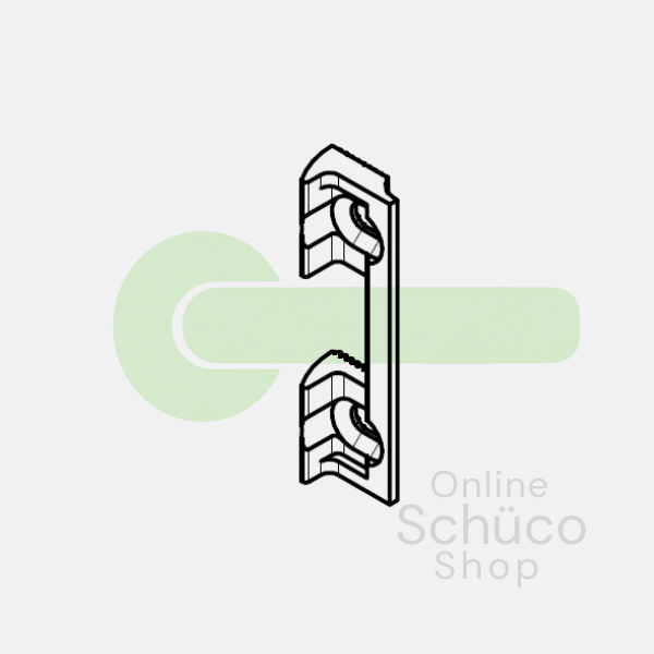 Schuco surface-mounted strike plate - 279863 / 255676