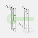 Schuco hinge FD 70 double set of 2 - 233927