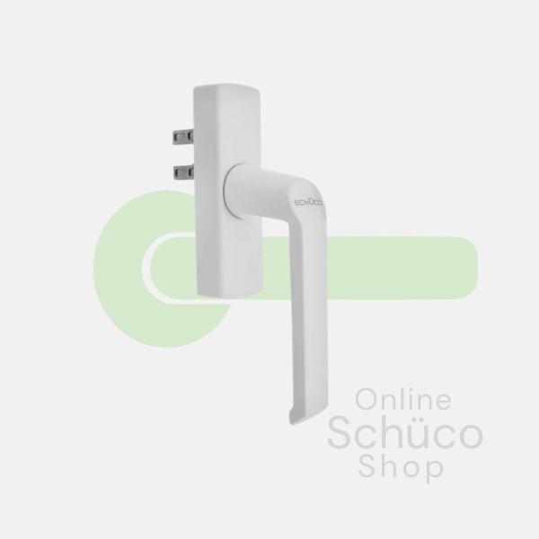 Schuco window handle - 214787 - cream white RAL9010