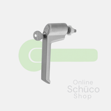 Schüco window handle - lockable - tilt before turn - 234039 - aluminium