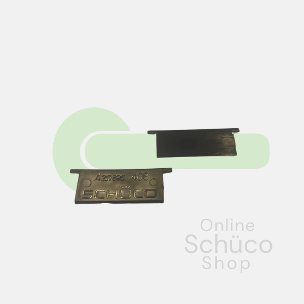 Schüco End Cap for Aluminum Water Bar - Black 217695