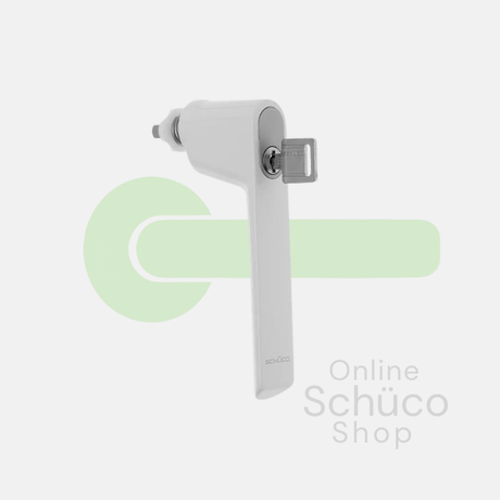 Schuco window handle - lockable - tilt before turn - various colours - 247656 / 247657 / 247658 / 247659 / 2476600