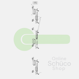 Schuco 3-piece set of strike plates - 240866
