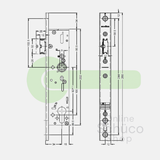 Schuco panic lock - E 34/92/9 - 241823