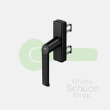 Schuco window handle - aluminum - LH 214793 / RH 214794