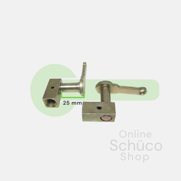 Schüco espagnolette cams 239352 for surface-mounted espagnolette - 25 mm