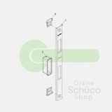 Schuco strike plate 268 mm - 240532