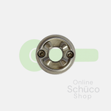 Schuco design rosette - colours: 277682 aluminium / 277683 black 9005 / 277684 white 9010 / 277685 white 9016 / 277686 stainless steel look