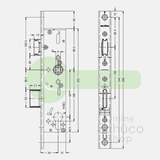 Schuco anti-panic day and night lock - B 34/92/9 - 241977
