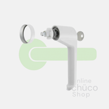 Schuco window handle - lockable - white RAL 9016 - 234017