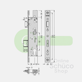 Schuco anti-panic day & night lock B 45/92/9 - 241928
